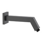170mm Slim Wall Mounted Shower Arm – Solid Brass Shower Arm – BSA2005 Matte Black