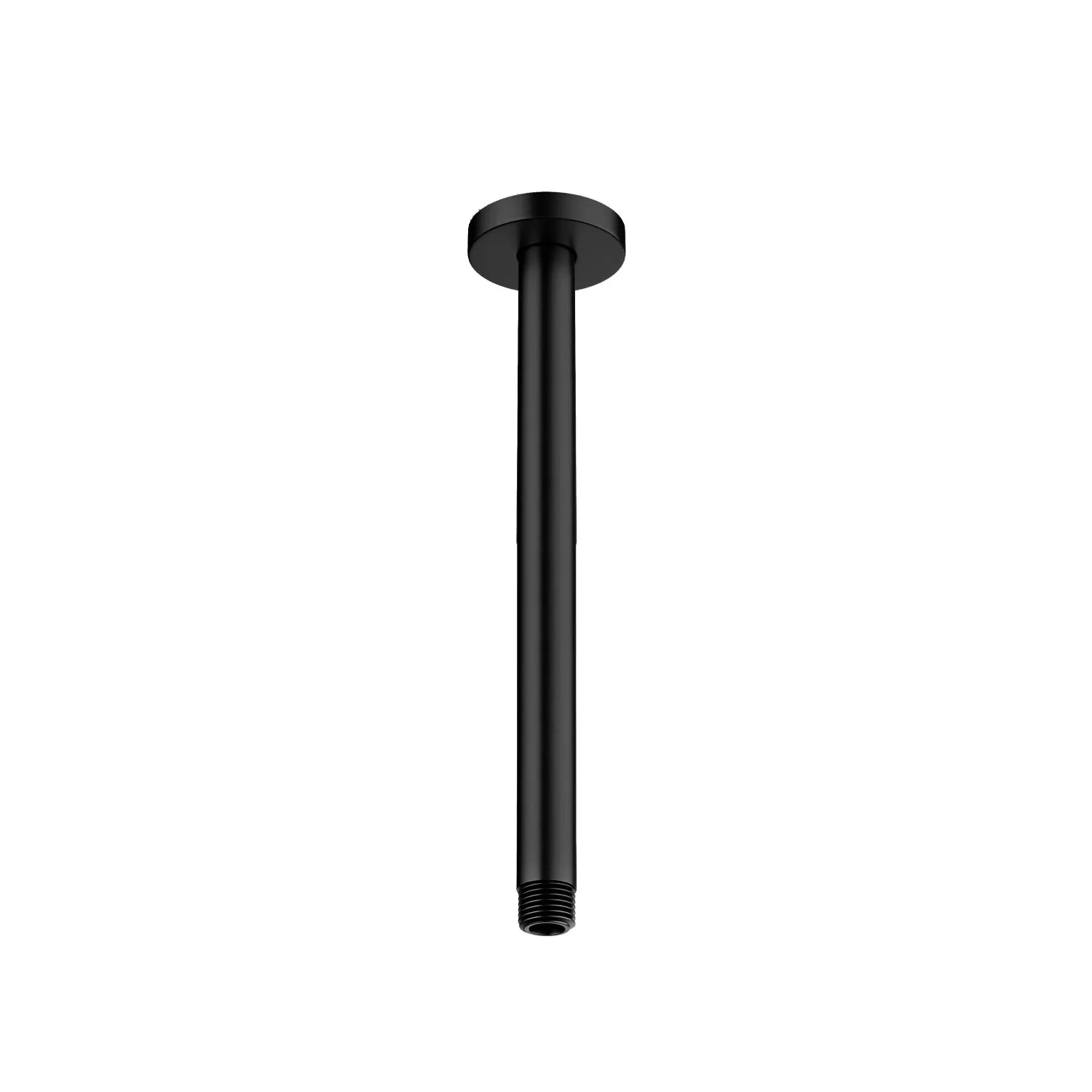 150/200/250/300mm Brass Ceiling Shower Arm – Ceiling Mounted Shower Connection – BSA1501 Matte Black 250mm