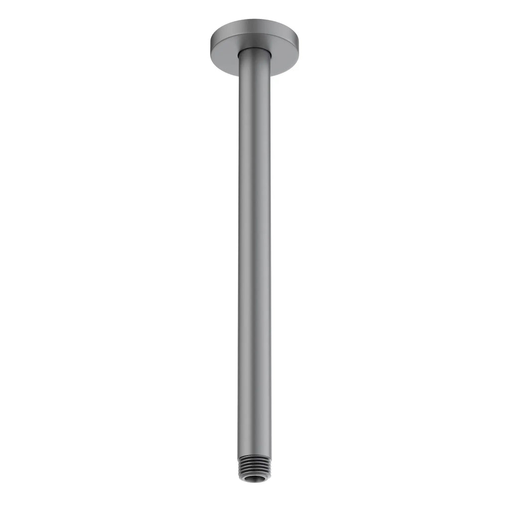 150/200/250/300mm Brass Ceiling Shower Arm – Ceiling Mounted Shower Connection – BSA1501 Brushed Gun Metal 300mm