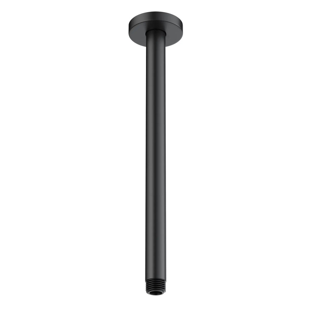 150/200/250/300mm Brass Ceiling Shower Arm – Ceiling Mounted Shower Connection – BSA1501 Matte Black 300mm