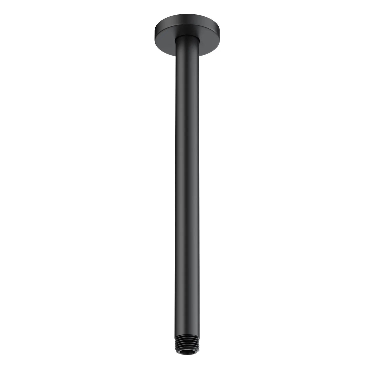 150/200/250/300mm Brass Ceiling Shower Arm – Ceiling Mounted Shower Connection – BSA1501 Matte Black 300mm