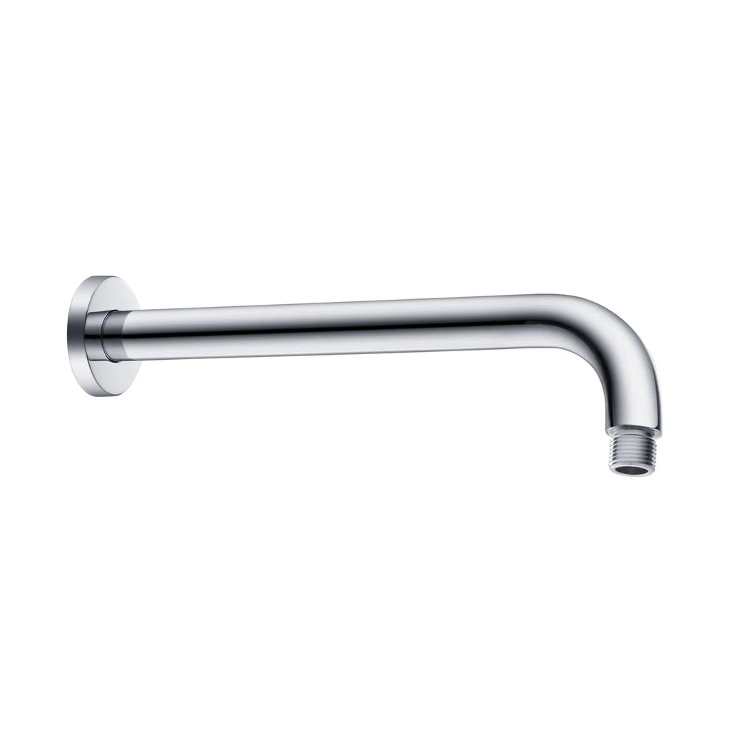 BSA3501/BSA4001 Solid Brass Wall Mounted Shower Arm – 1/2" Thread – 350/400mm Length Chrome 350mm