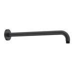 BSA3501/BSA4001 Solid Brass Wall Mounted Shower Arm – 1/2" Thread – 350/400mm Length Matte Black 350mm