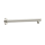 350/400mm Solid Brass Straight Wall Mounted Shower Arm with Flange-BSA3502/BSA4002 Brushed Nickel 350mm