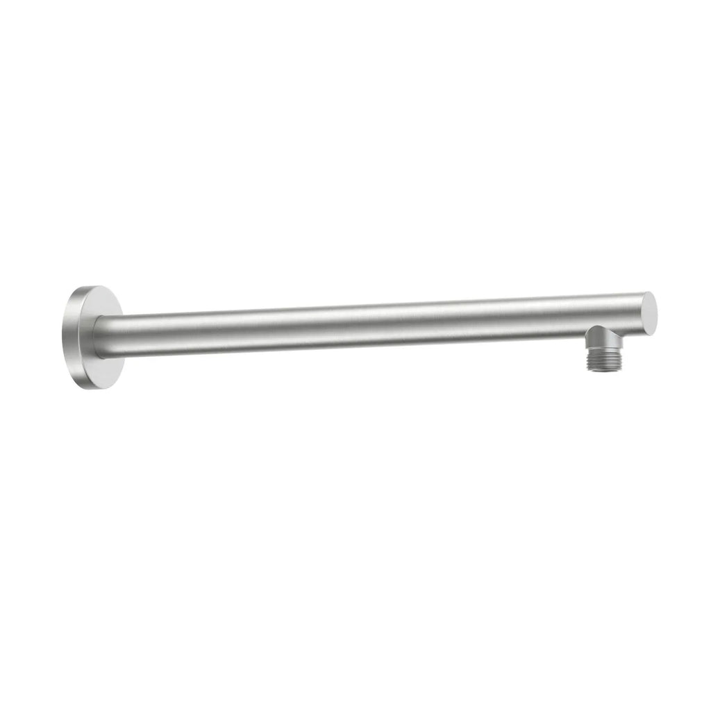 350/400mm Solid Brass Straight Wall Mounted Shower Arm with Flange-BSA3502/BSA4002 Chrome 350mm