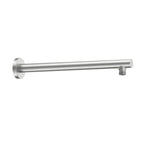 350/400mm Solid Brass Straight Wall Mounted Shower Arm with Flange-BSA3502/BSA4002 Chrome 350mm