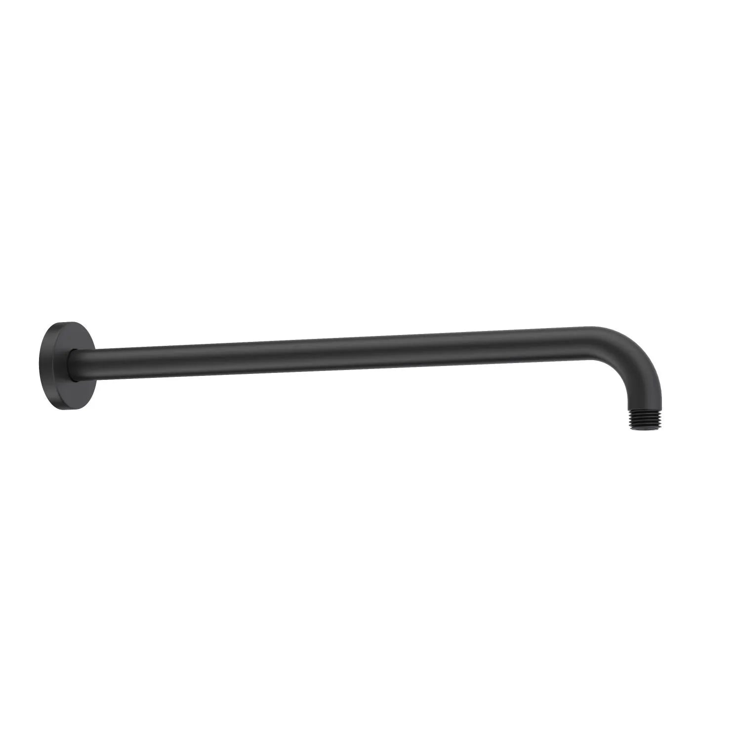 BSA3501/BSA4001 Solid Brass Wall Mounted Shower Arm – 1/2" Thread – 350/400mm Length Matte Black 400mm