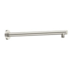 350/400mm Solid Brass Straight Wall Mounted Shower Arm with Flange-BSA3502/BSA4002 Brushed Nickel 400mm