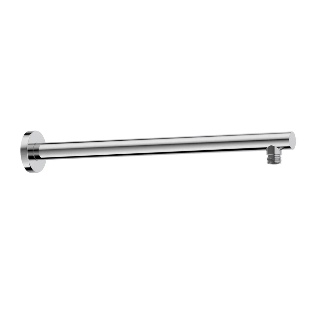 350/400mm Solid Brass Straight Wall Mounted Shower Arm with Flange-BSA3502/BSA4002 Chrome 400mm