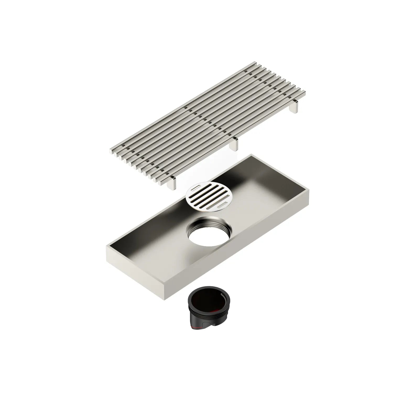 SUS 304 Linear Shower Drain – Self-Closing Drain Core – BSD0911