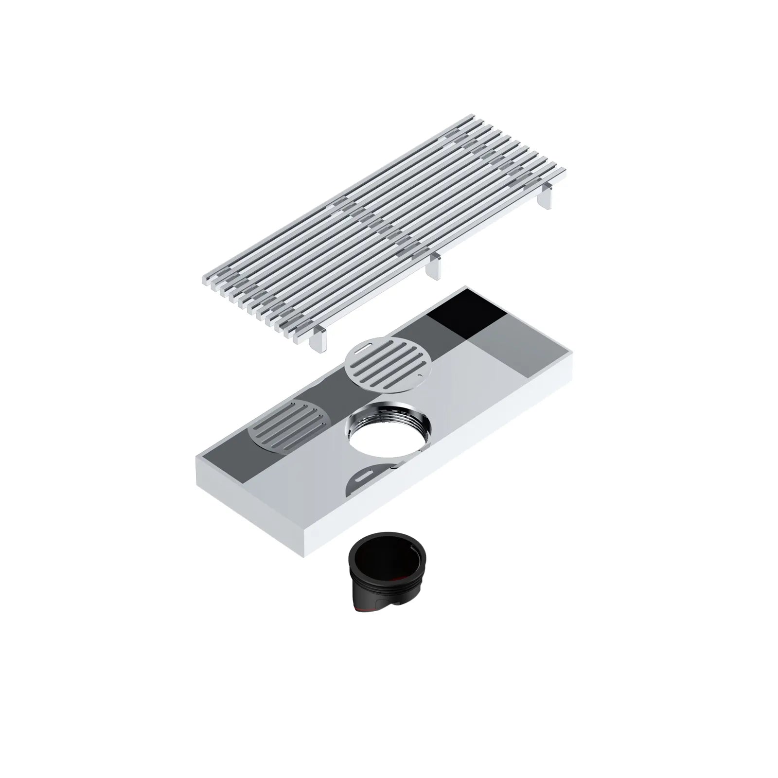 SUS 304 Linear Shower Drain – Self-Closing Drain Core – BSD0911