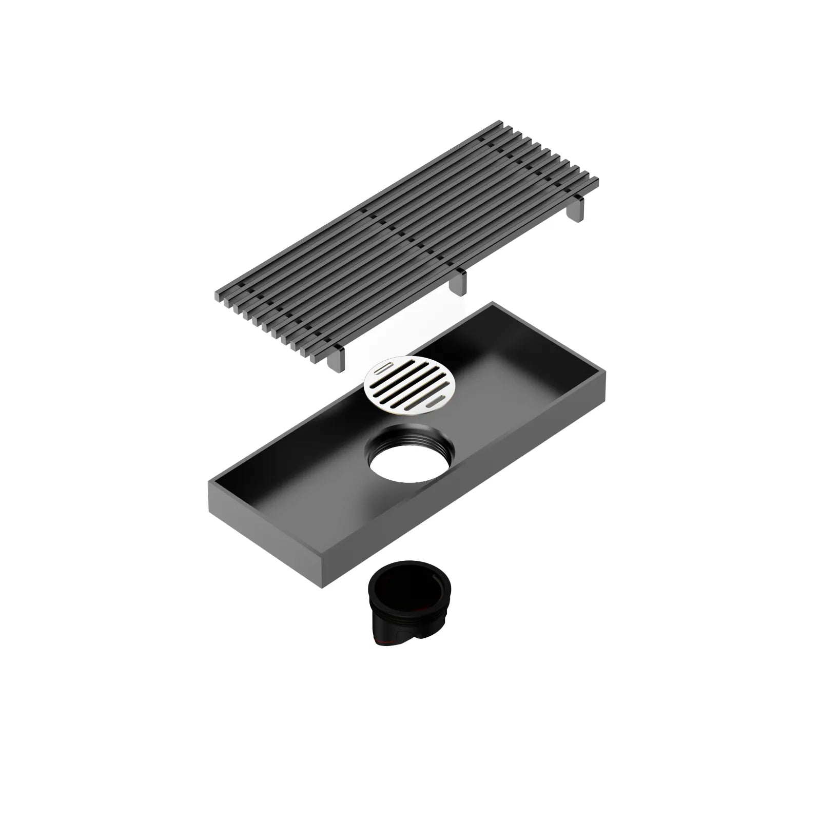 SUS 304 Linear Shower Drain – Self-Closing Drain Core – BSD0911