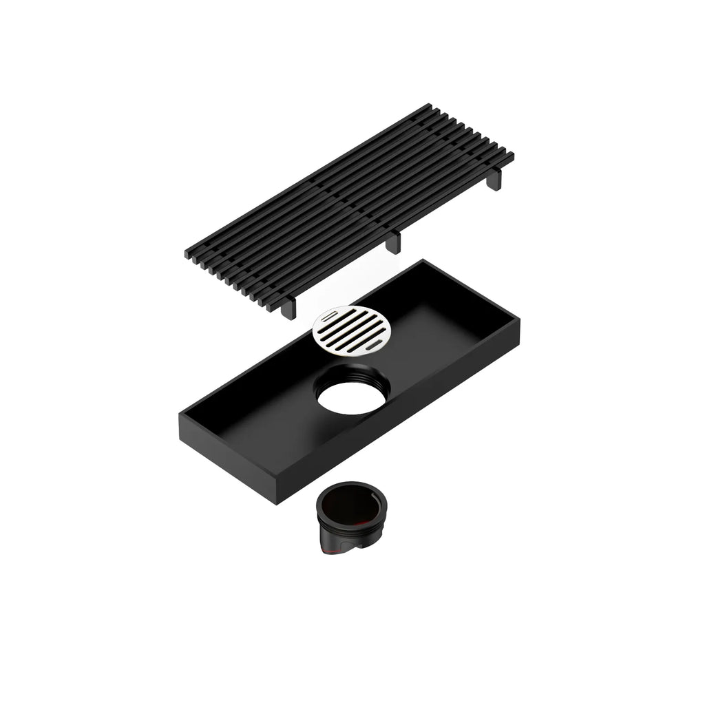 SUS 304 Linear Shower Drain – Self-Closing Drain Core – BSD0911