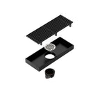 SUS 304 Linear Shower Drain – Self-Closing Drain Core – BSD0911