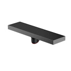 300x80mm SUS 304 Linear Shower Drain – Self-Closing Drain Core – BSD0912 Brushed Gun Metal
