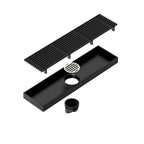 300x80mm SUS 304 Linear Shower Drain – Self-Closing Drain Core – BSD0912