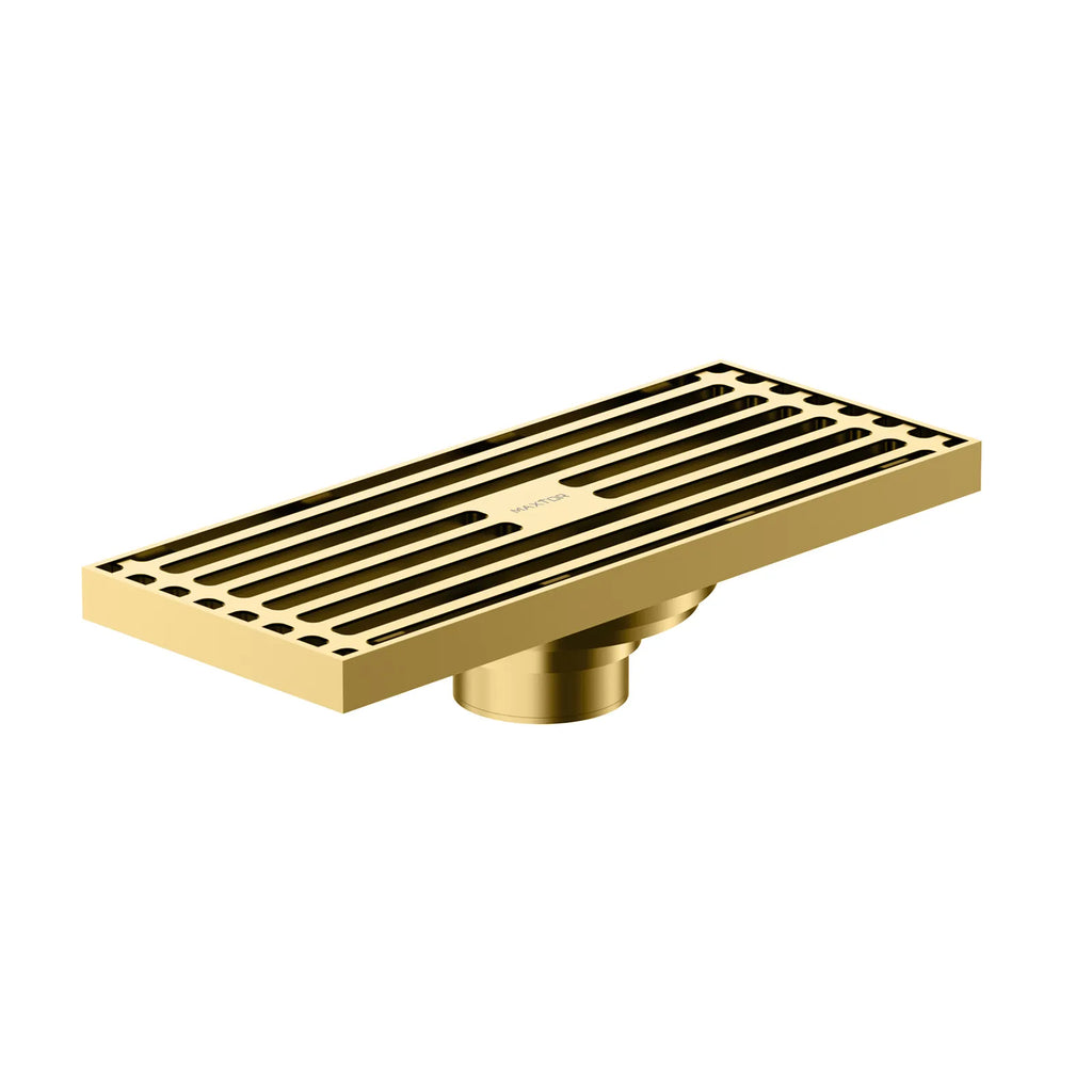 200x80mm SUS 304 Linear Shower Drain – Self-Closing Drain Core – BSD0914