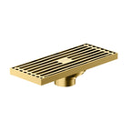 200x80mm SUS 304 Linear Shower Drain – Self-Closing Drain Core – BSD0914