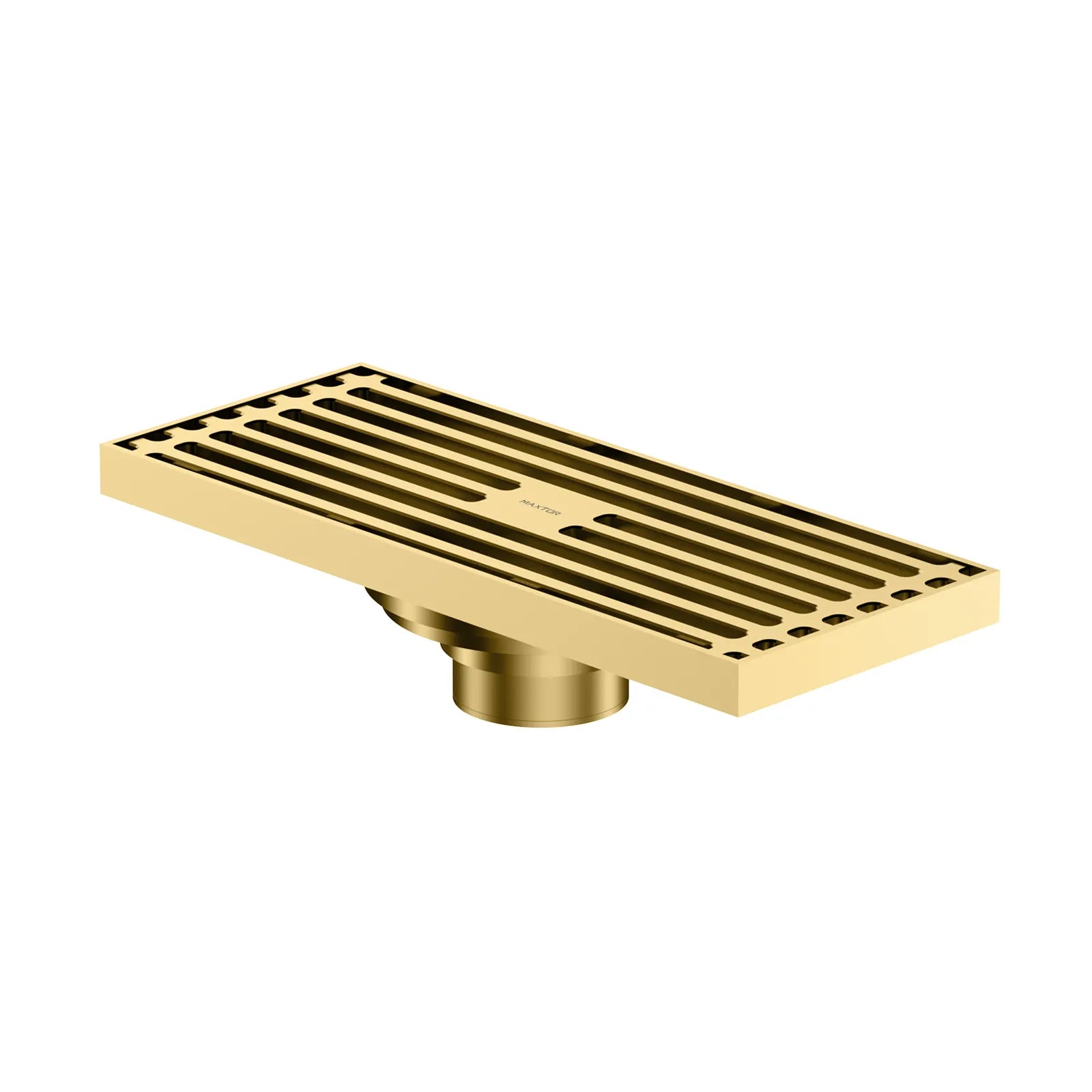 200x80mm SUS 304 Linear Shower Drain – Self-Closing Drain Core – BSD0914 Brushed Gold