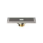 200x80mm SUS 304 Linear Shower Drain – Self-Closing Drain Core – BSD0914