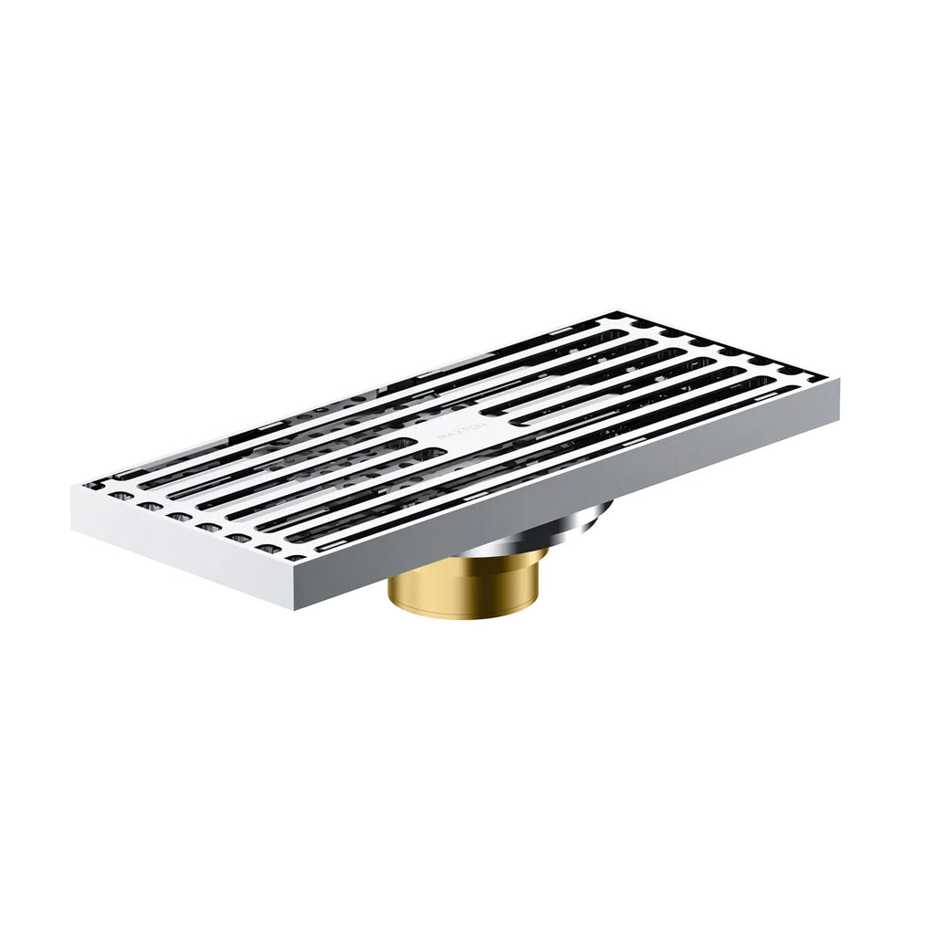200x80mm SUS 304 Linear Shower Drain – Self-Closing Drain Core – BSD0914