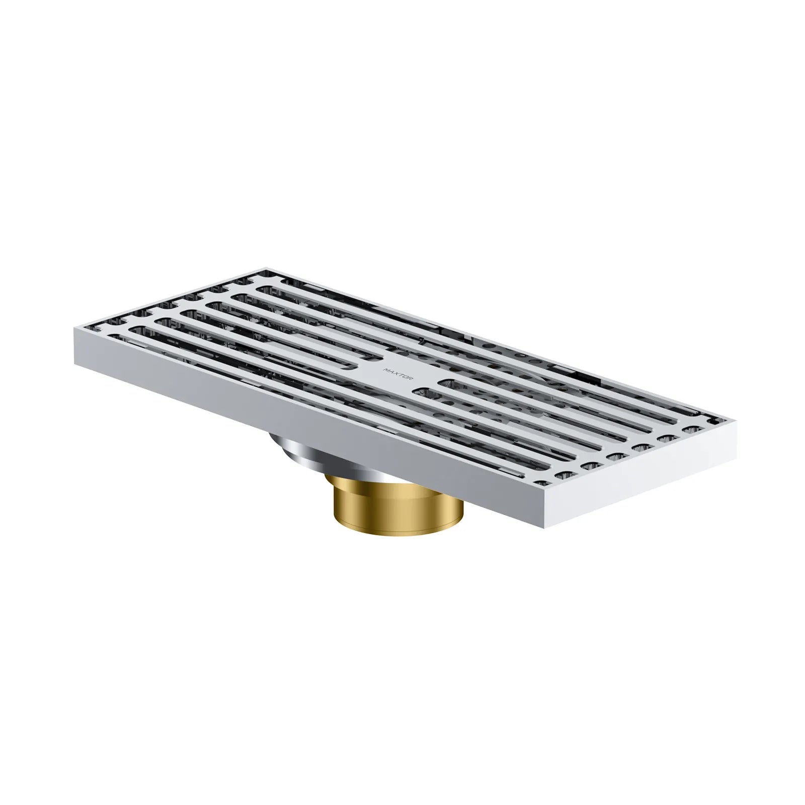 200x80mm SUS 304 Linear Shower Drain – Self-Closing Drain Core – BSD0914 Chrome