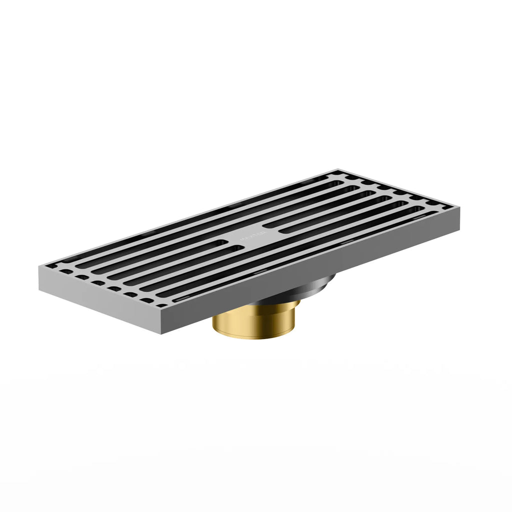 200x80mm SUS 304 Linear Shower Drain – Self-Closing Drain Core – BSD0914