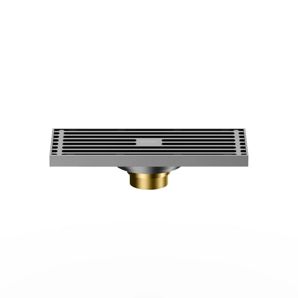 200x80mm SUS 304 Linear Shower Drain – Self-Closing Drain Core – BSD0914