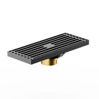 200x80mm SUS 304 Linear Shower Drain – Self-Closing Drain Core – BSD0914