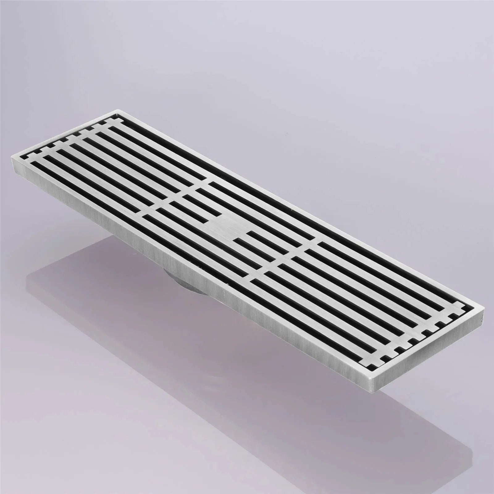 300x80mm SUS 304 Linear Shower Drain – Self-Closing Drain Core – BSD0915