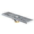 300x80mm SUS 304 Linear Shower Drain – Self-Closing Drain Core – BSD0915 Chrome