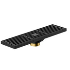300x80mm SUS 304 Linear Shower Drain – Self-Closing Drain Core – BSD0915