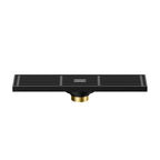 300x80mm SUS 304 Linear Shower Drain – Self-Closing Drain Core – BSD0915