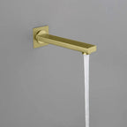 Wall-Mount Square Bath Spout – 180mm Solid Brass or SUS 304 with NEOPERL Aerator-BS0400