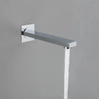 Wall-Mount Square Bath Spout – 180mm Solid Brass or SUS 304 with NEOPERL Aerator-BS0400