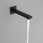 Wall-Mount Square Bath Spout – 180mm Solid Brass with NEOPERL BS0100