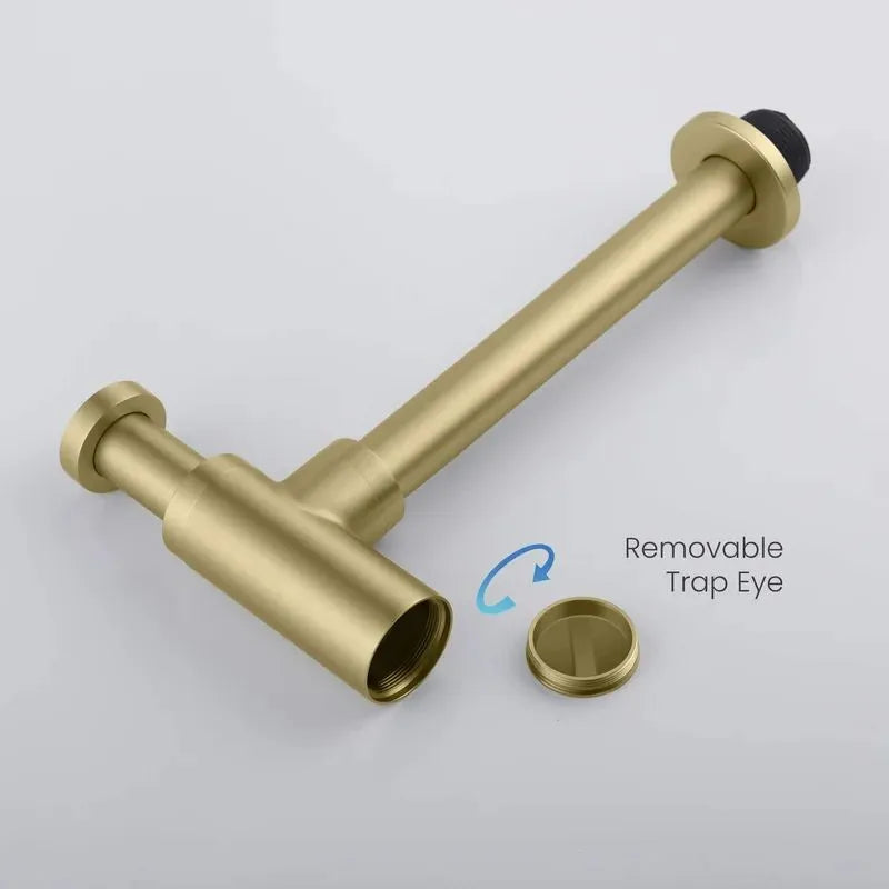 Bathroom Basin Bottle Trap – Solid Brass Anti-Odor Drain Trap – BT0001