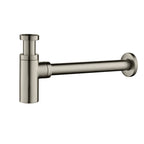 Bathroom Basin Bottle Trap – Solid Brass Anti-Odor Drain Trap – BT0001 Brushed Nickel