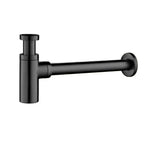 Bathroom Basin Bottle Trap – Solid Brass Anti-Odor Drain Trap – BT0001 Matte Black