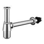 Bathroom Basin Bottle Trap with Extension Pipe – Anti-Odor Drain Trap – BT0002 Chrome
