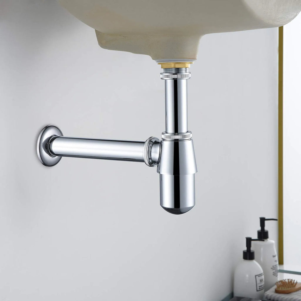 Bathroom Basin Bottle Trap with Extension Pipe – Anti-Odor Drain Trap – BT0002