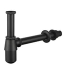 Bathroom Basin Bottle Trap with Extension Pipe – Anti-Odor Drain Trap – BT0002 Matte Black