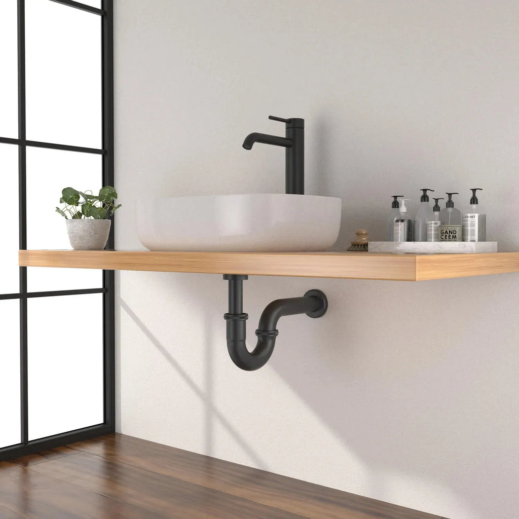 Pop-Up vessel sink / countertop basin Drain with P-Trap Set – Without Overflow – PD0006