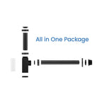 Square Bathroom Basin Bottle Trap with Extension Pipe – Anti-Odor Decorative Drain Trap – BT0004