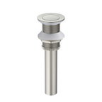 Pop-Up Basin Drain with SUS Stainless Steel Pipe-D9002 Brushed Nickel