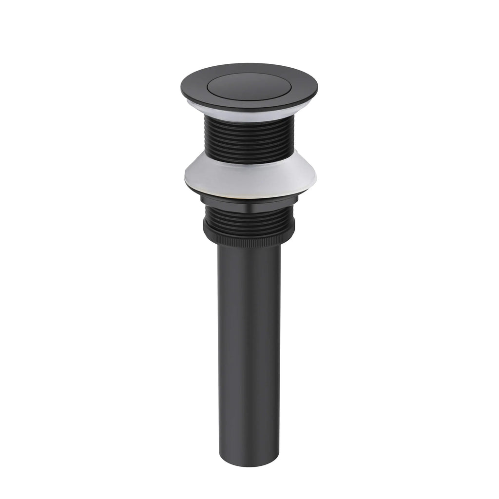 Pop-Up Basin Drain with SUS Stainless Steel Pipe-D9002 Matte Black