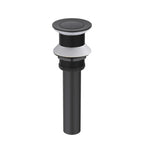 Pop-Up Basin Drain with SUS Stainless Steel Pipe-D9002 Matte Black