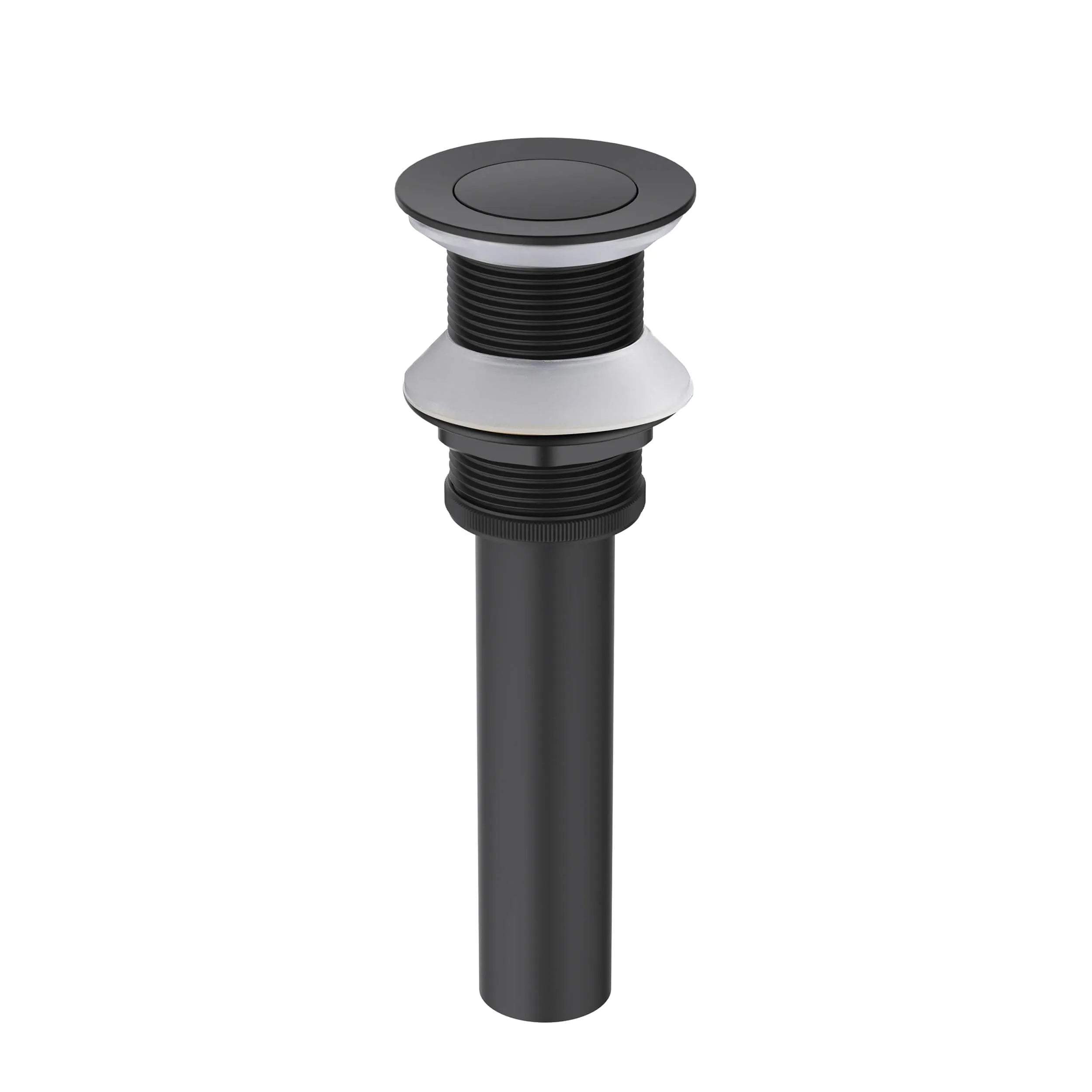 Pop-Up Basin Drain with SUS Stainless Steel Pipe-D9002 Matte Black