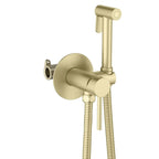 Circular Wall Mounted Bidet Spray Mixer HB2001 Brushed Gold