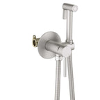 Circular Wall Mounted Bidet Spray Mixer HB2001 Brushed Nickel